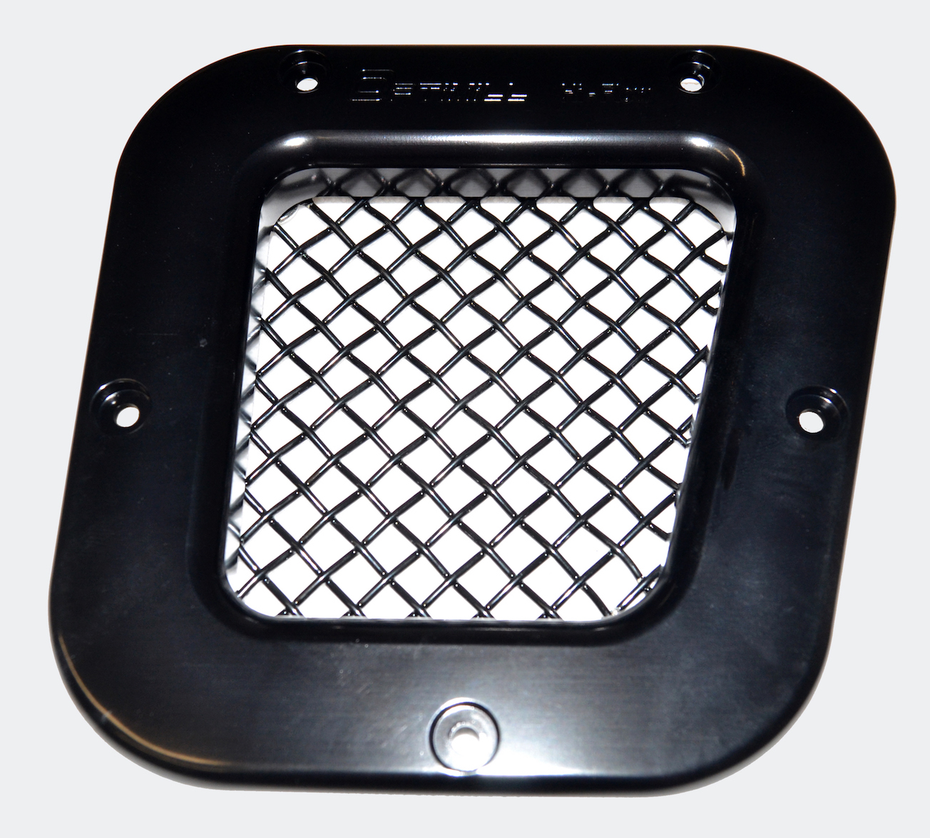 Landrover Defender Offside Black Silver Mesh Vent Optimill Race Products